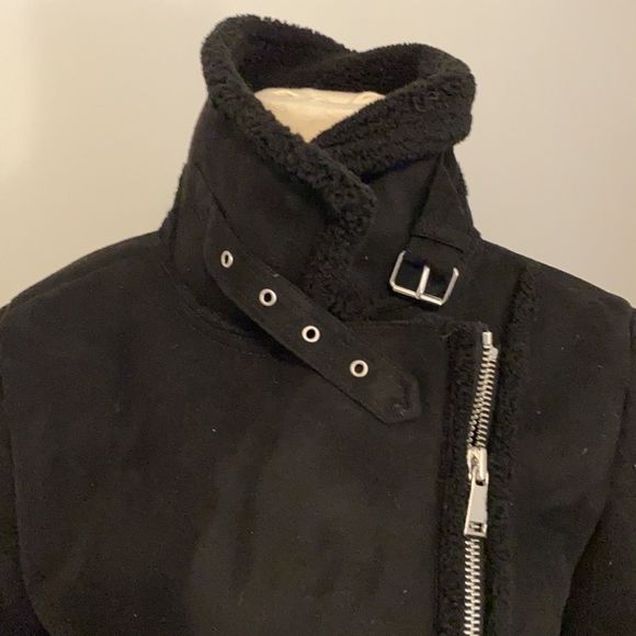 Faux suede moto jacket - Picture 4 of 7